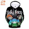 Sally Face – Sally Face Game Series Sally Face Poster All Over Print Hoodie