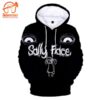 Sally Face – Sally Face Game Series Sally Face Poster Black All Over Print Hoodie