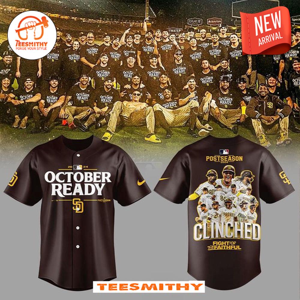 San Diego Padres Clinched Postseason Limited Baseball Jersey