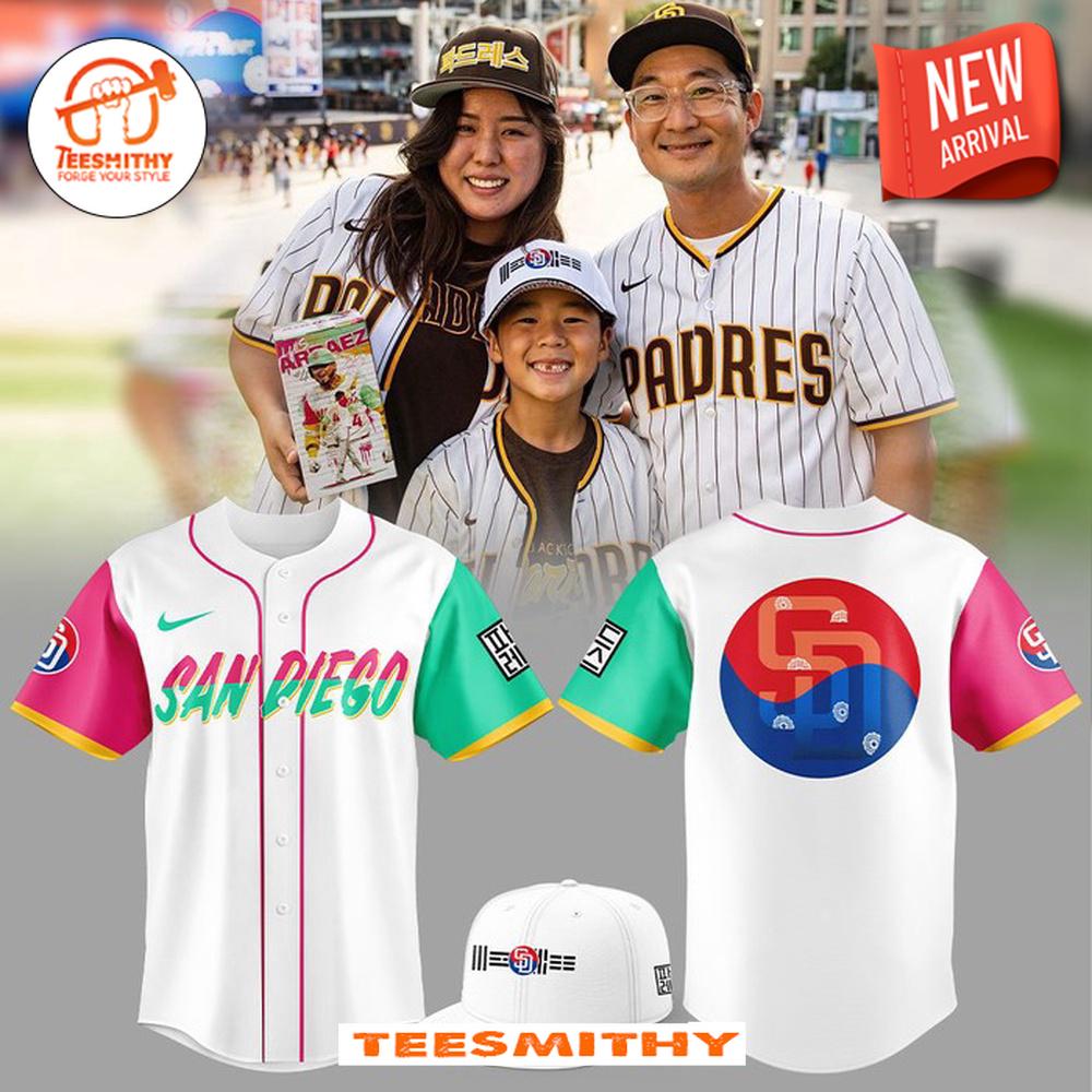 San Diego Padres Happy Korean Heritage Day Baseball Jersey