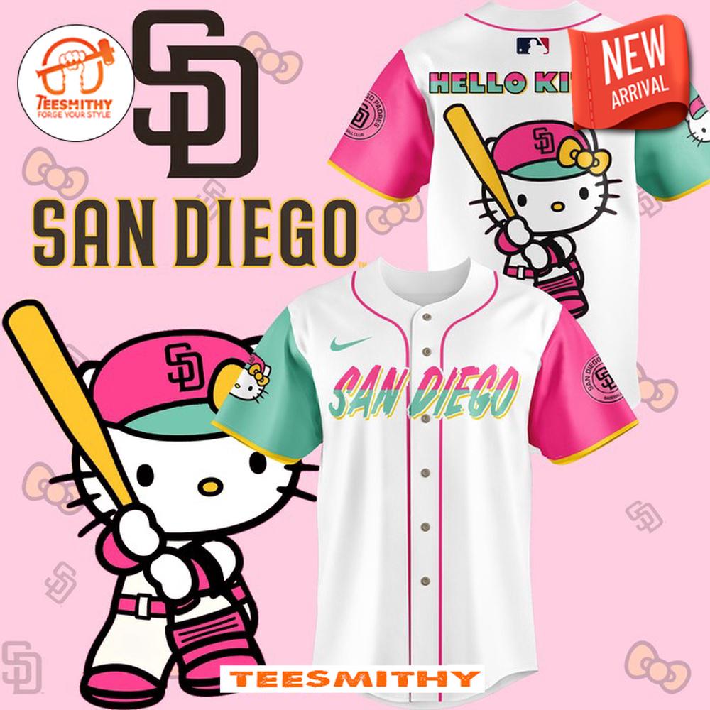 San Diego Padres x Hello Kitty Night 2024 Baseball Jersey