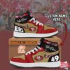 San Francisco 49ers Air Jordan 1 Shoes