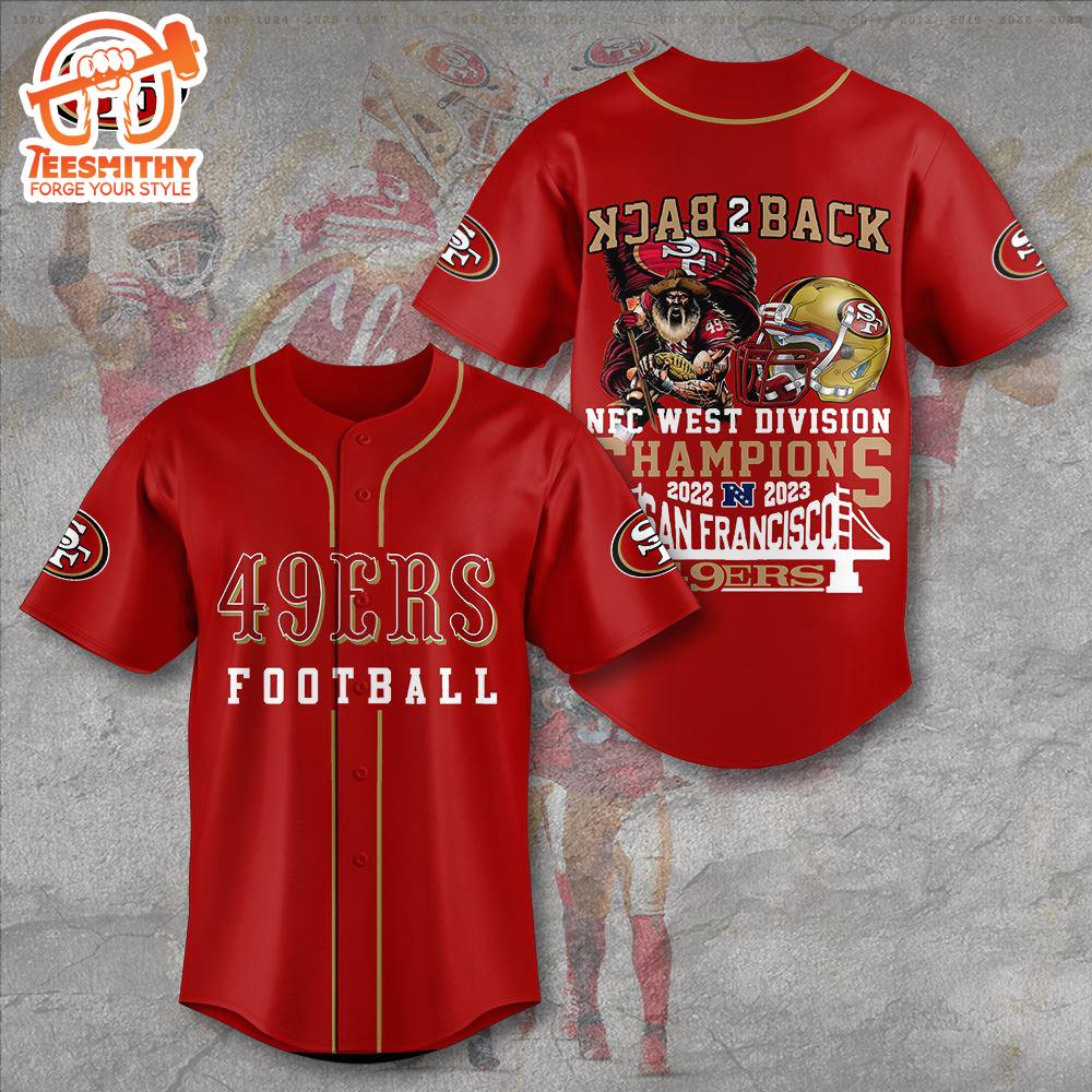 San Francisco 49ers Baseball Jersey Gift For Fan