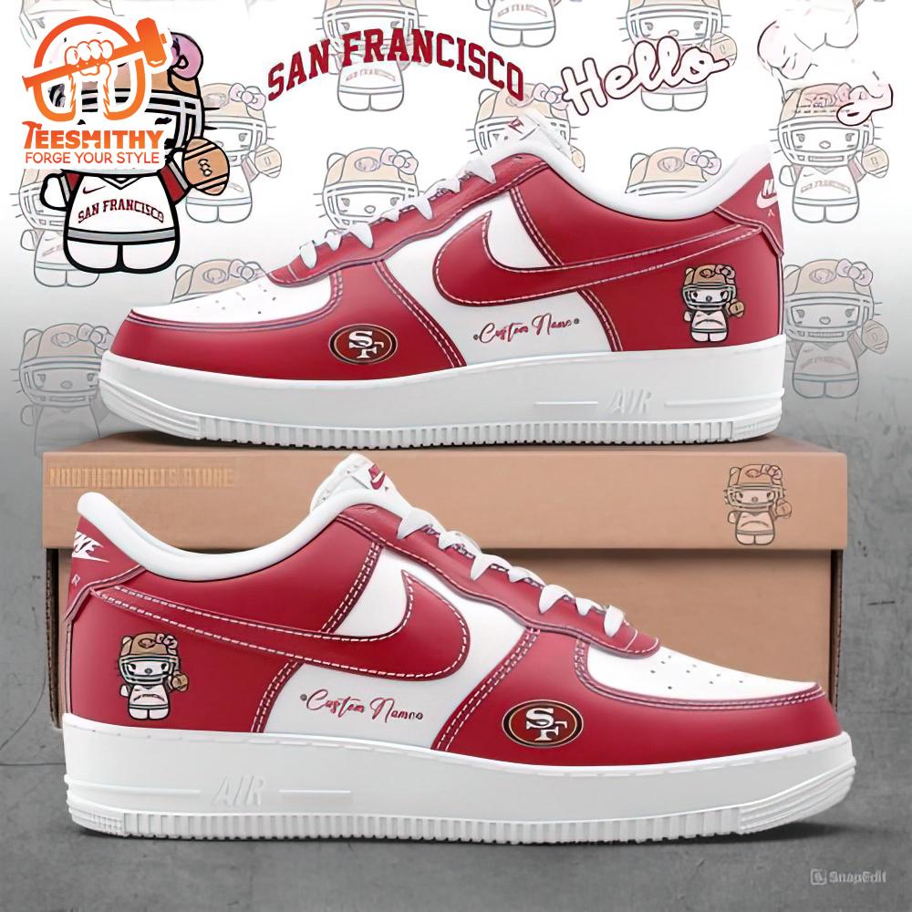 San Francisco 49ers X Hello Ki.Tty Air Force 1