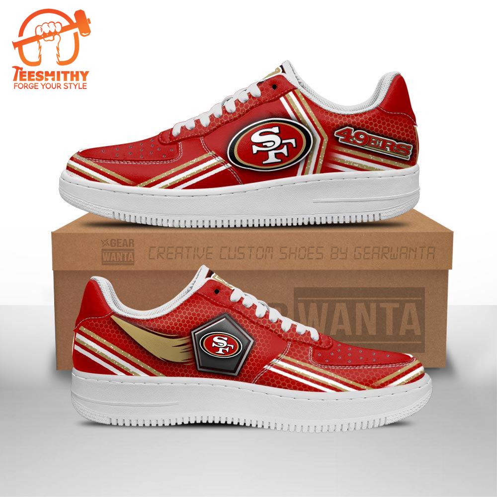 Sanfrancisco 49ers Air Sneakers Custom Force Shoes For Fans  Gift For Christmas