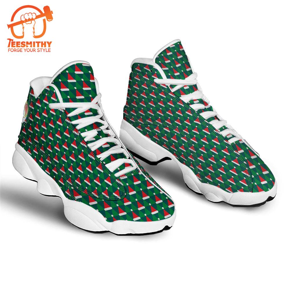 Santa Hats Christmas Print Pattern Jd13 Shoes For Men Women   Gift Christmas