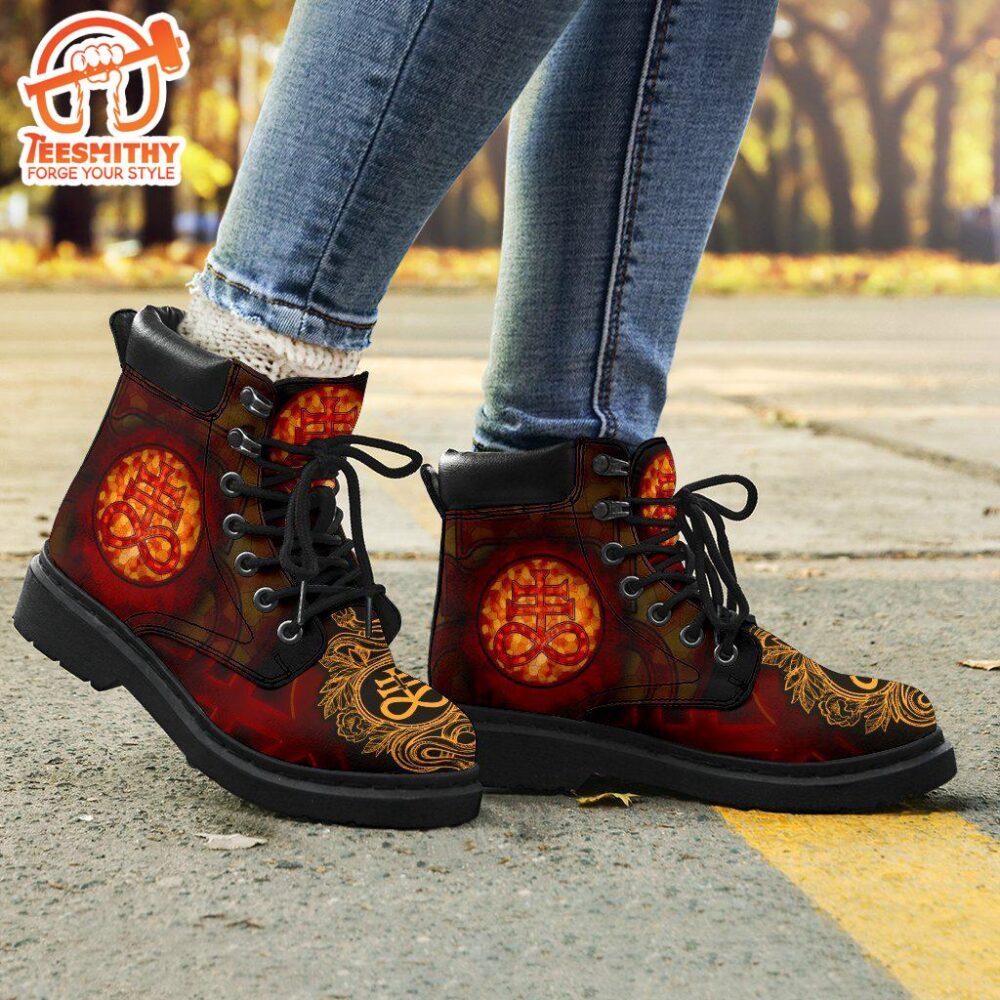 Satanic Brimstone Boots Shoes Gift Idea