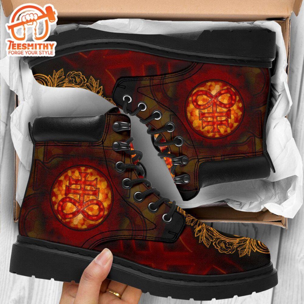 Satanic Brimstone Boots Shoes Gift Idea