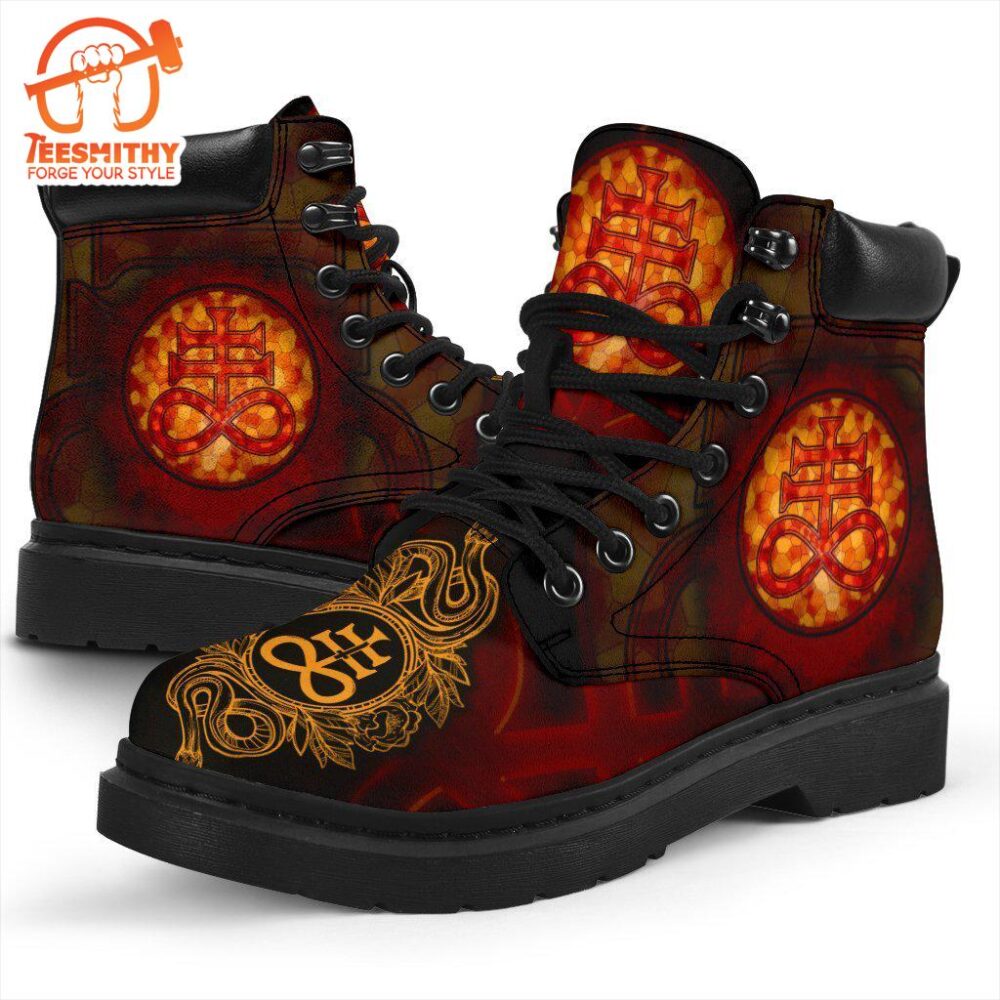 Satanic Brimstone Boots Shoes Gift Idea