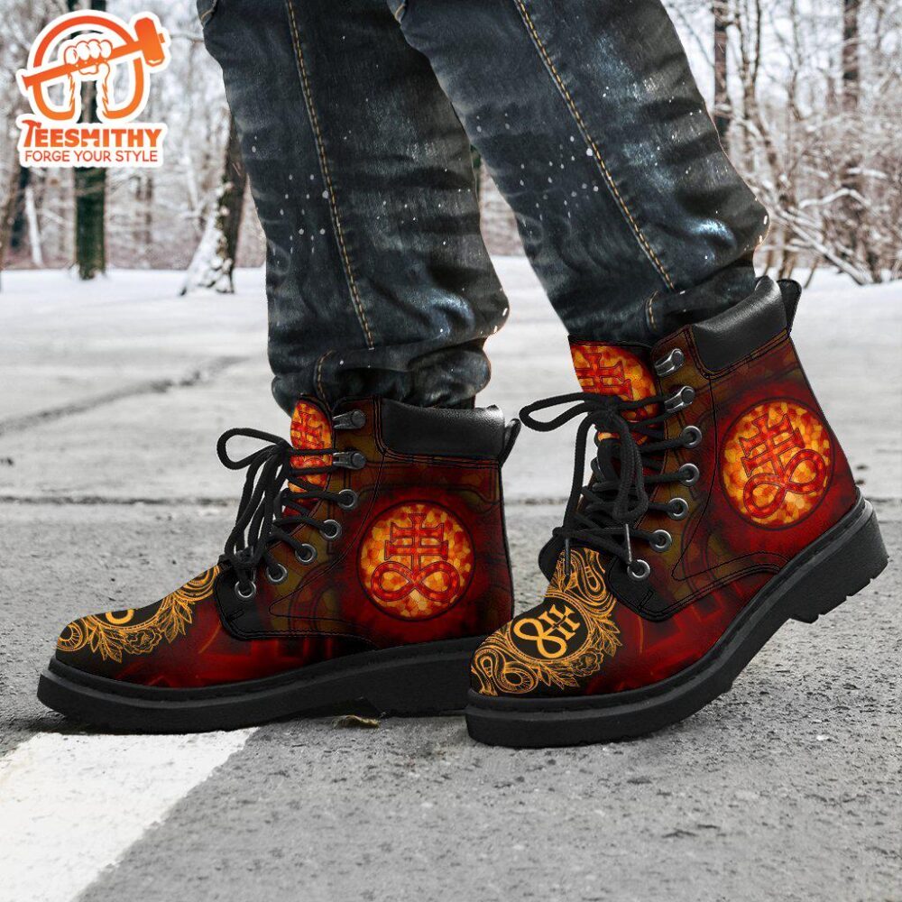 Satanic Brimstone Boots Shoes Gift Idea