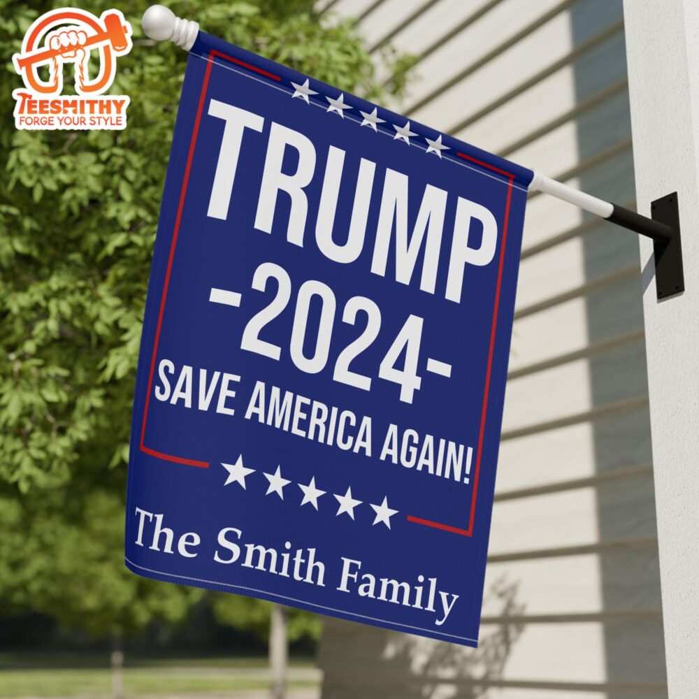 Save America Again Donald Trump Garden Flag