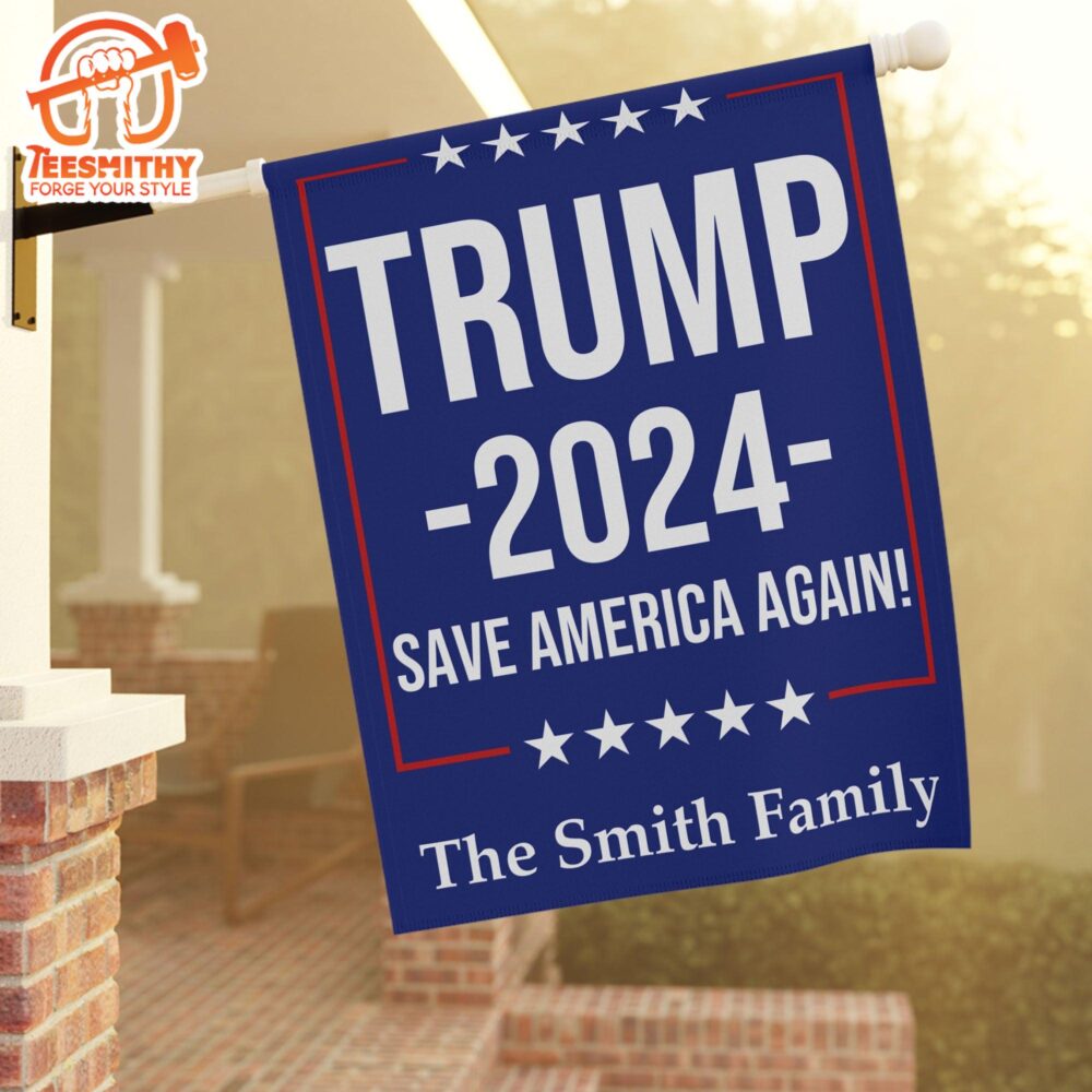 Save America Again Donald Trump Garden Flag