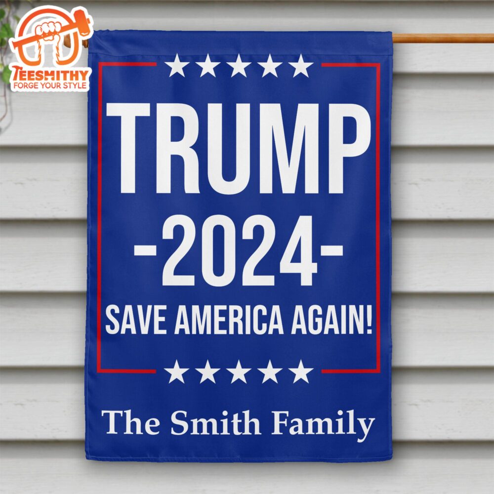 Save America Again Donald Trump Garden Flag