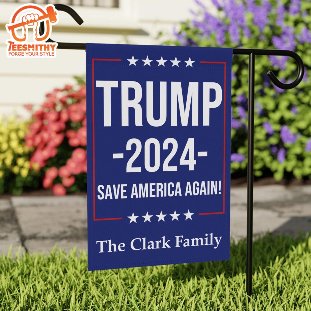 Save America Again Donald Trump Garden Flag