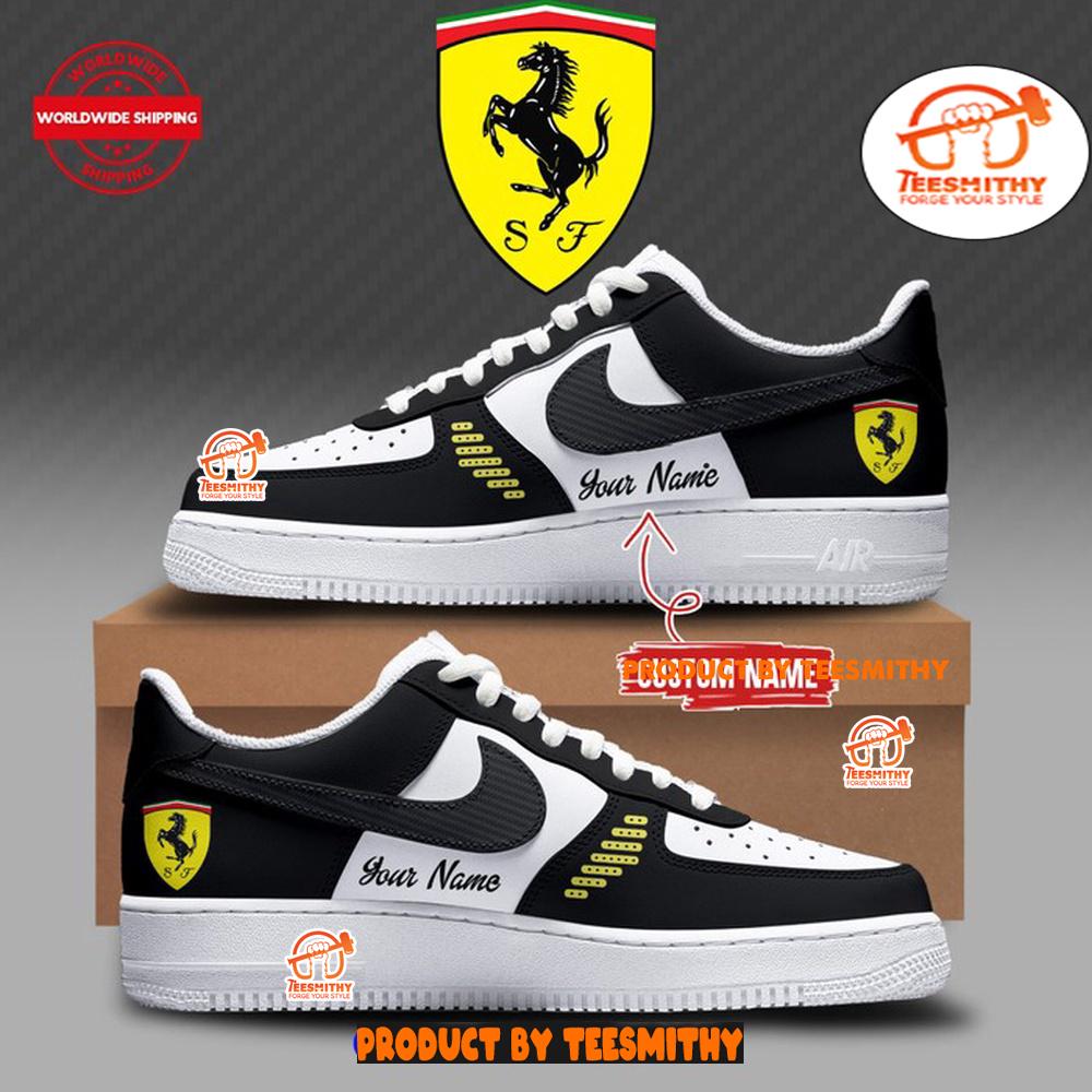 Scuderia Ferrari Monza Special Edition Custom Name Air Force 1 Shoes