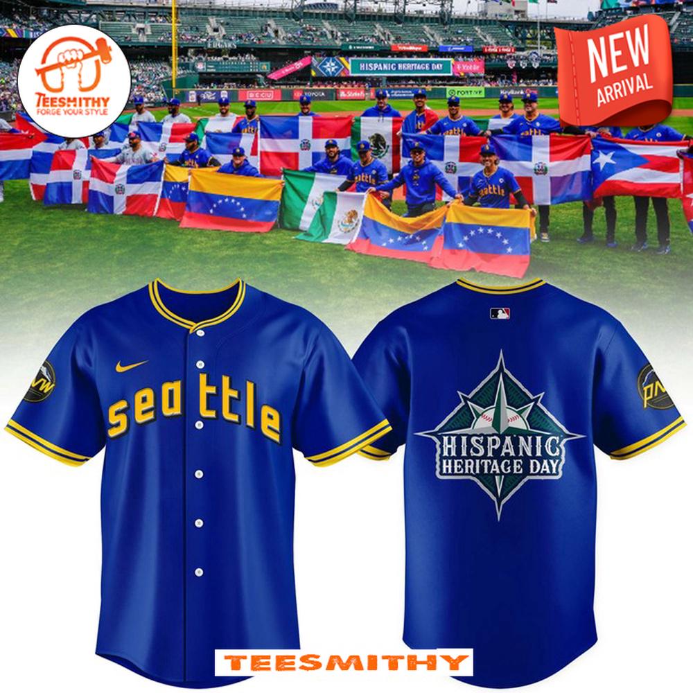 Seattle Mariners 2024 Hispanic Heritage Day Baseball Jersey