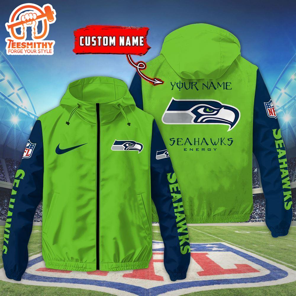 Seattle Seahawks Custom Name Outdoor Jacket