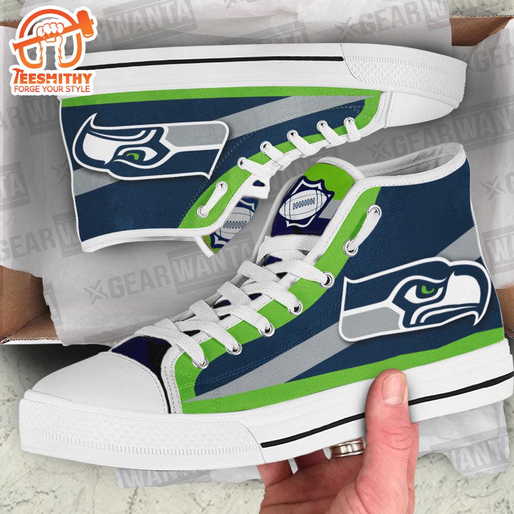 Seattle Seahawks High Top Shoes Custom