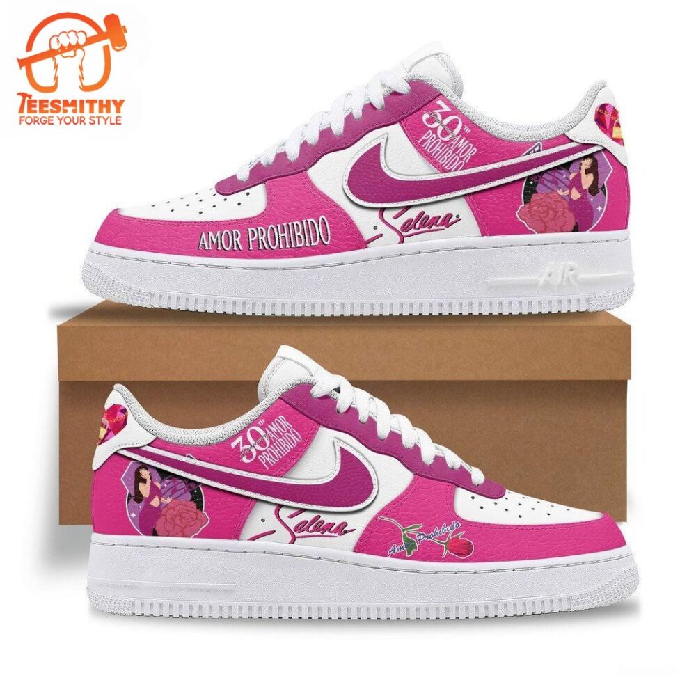 Selena 30th Anniversary Amor Prohibido Air Force 1 Sneaker