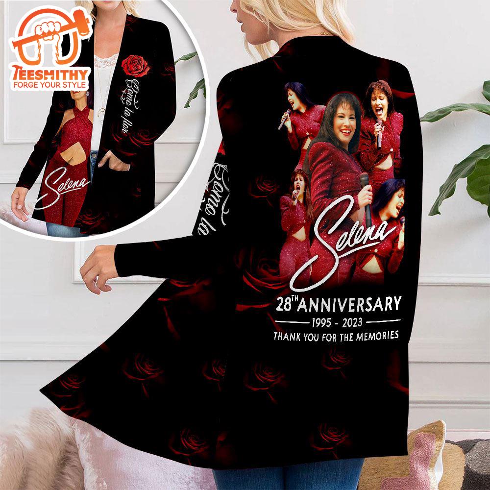 Selena Quintanilla P?rez Women’s Patch Pocket Cardigan For Fans