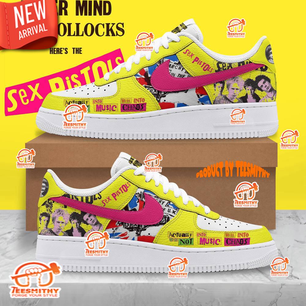 Sex Pistols We Are Into Chaos Limited Edition Nike Air Force 1 Shoes