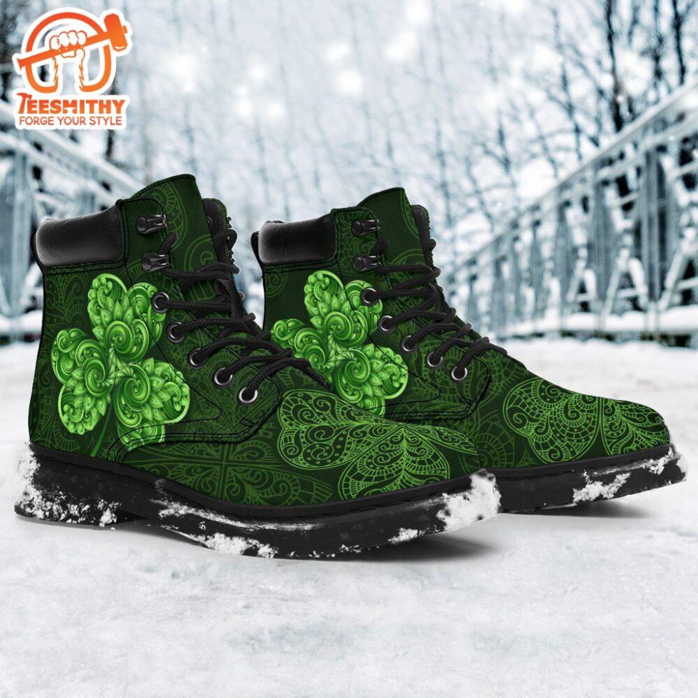 Shamrock Boots Shoes St Patrick Day Gift Idea