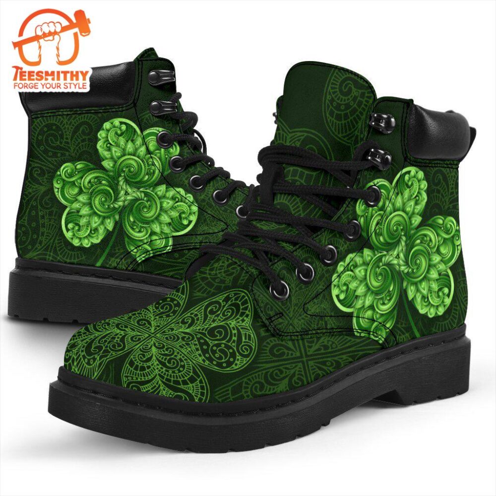 Shamrock Boots Shoes St Patrick Day Gift Idea