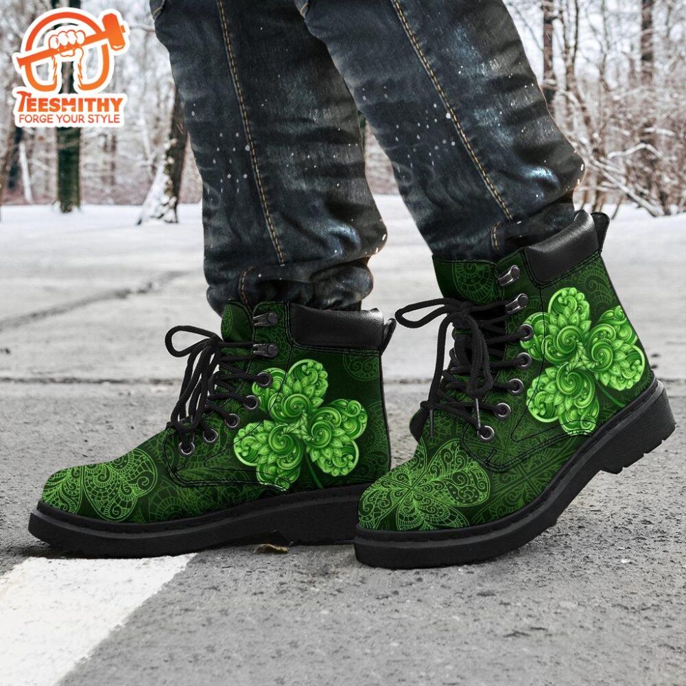 Shamrock Boots Shoes St Patrick Day Gift Idea