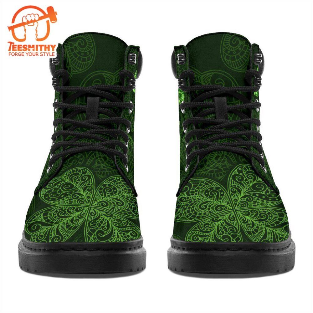 Shamrock Boots Shoes St Patrick Day Gift Idea