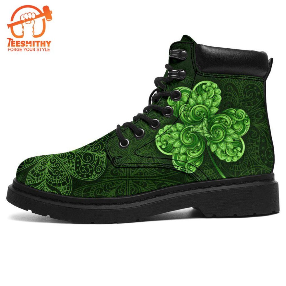 Shamrock Boots Shoes St Patrick Day Gift Idea