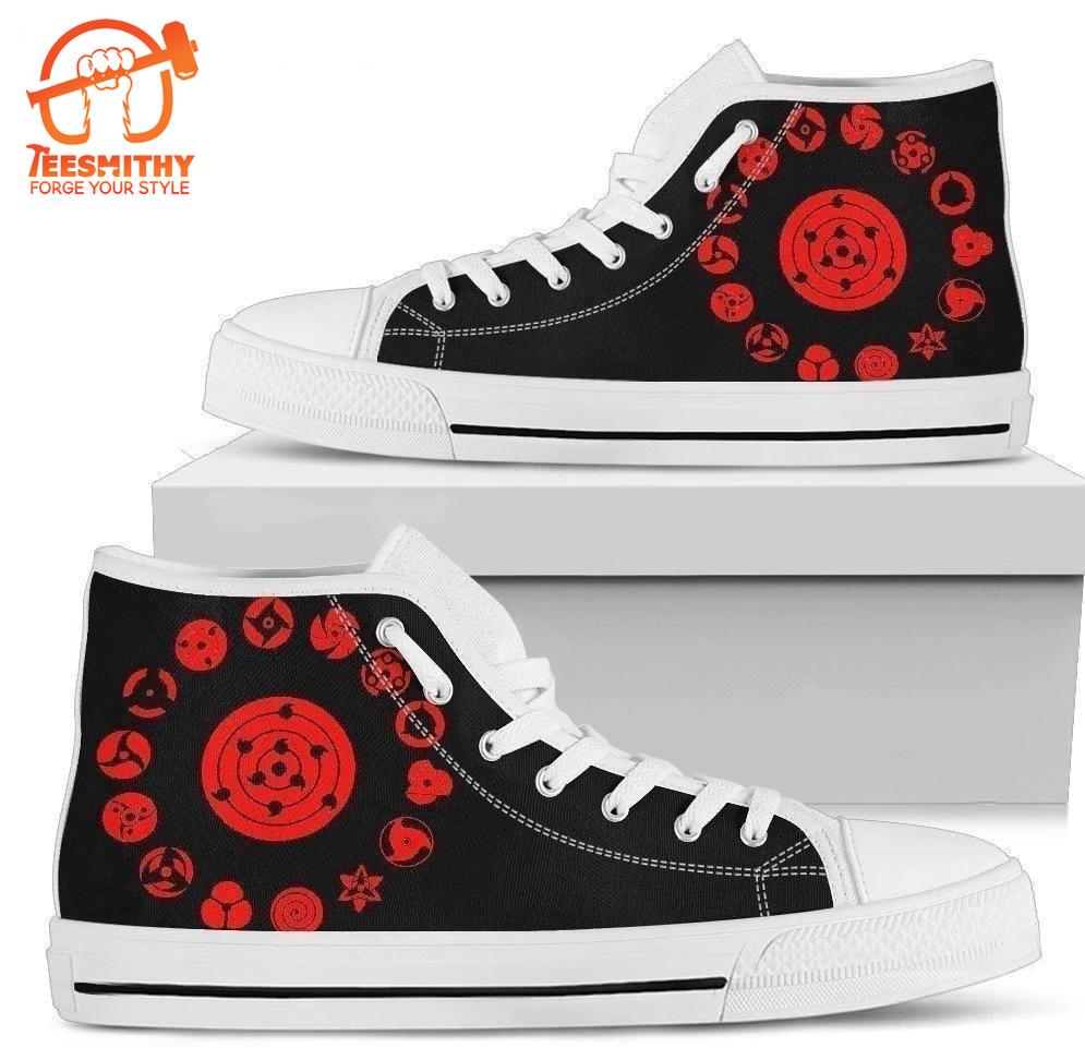 Sharingan Eyes NRT High Top Shoes Custom