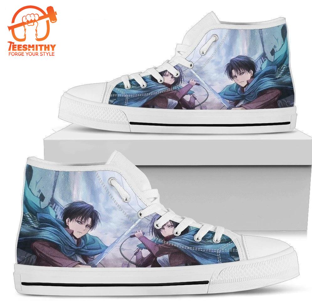 Shingeki no Kyoji Levi Ackermans Attack On Titan Sneakers