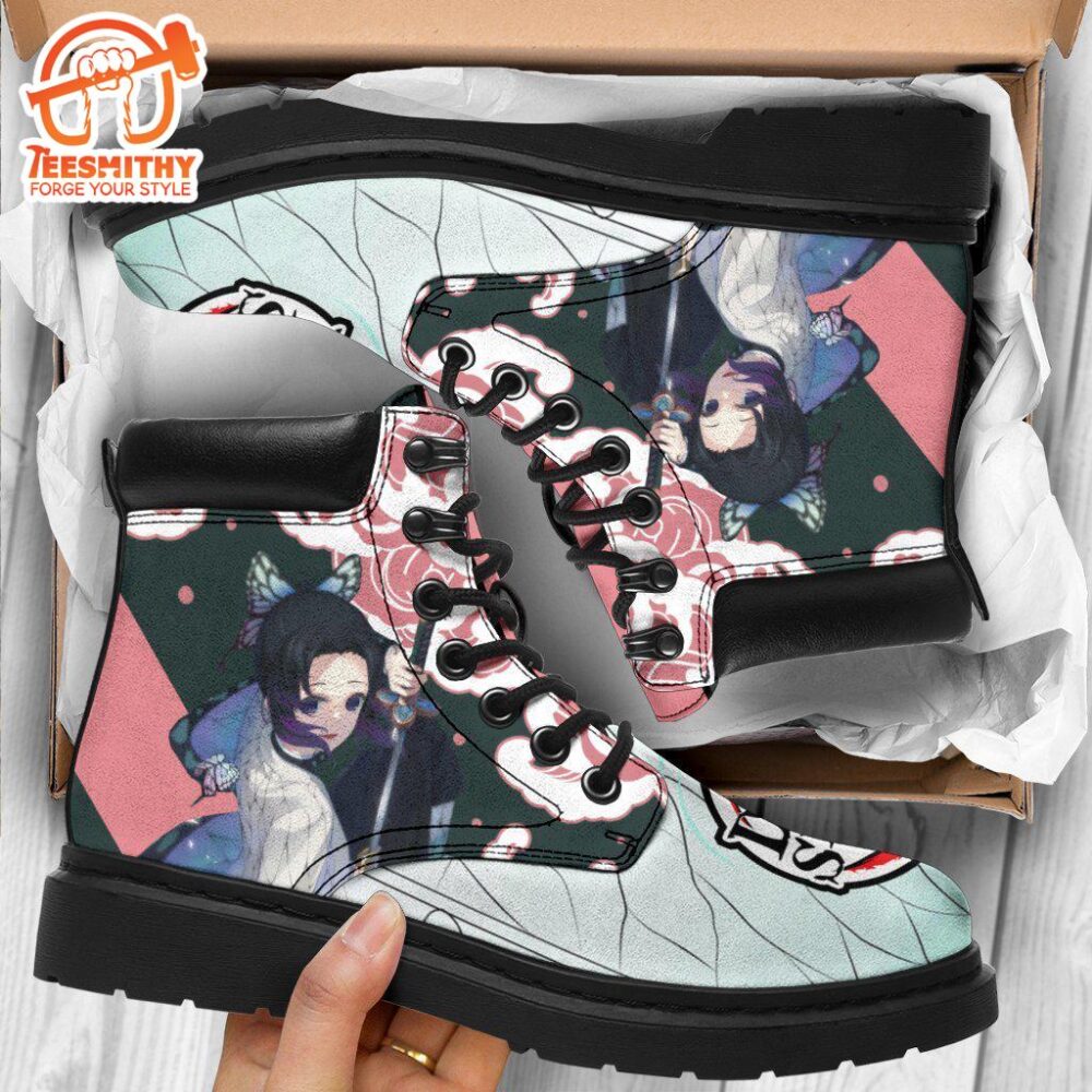 Shinobu Boots Shoes Demon Slayer Anime Custom