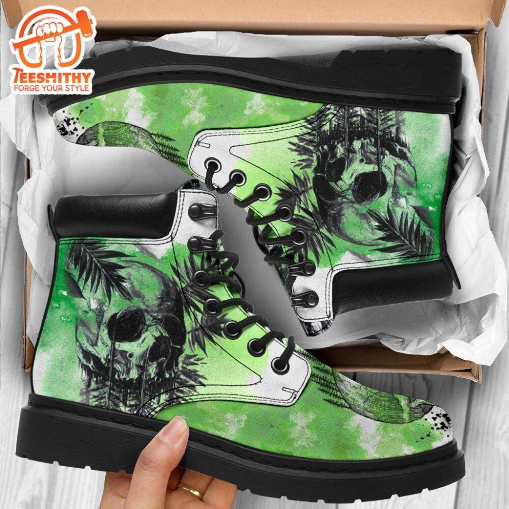 Skull Boots For Camping Or Trekking Gift Idea