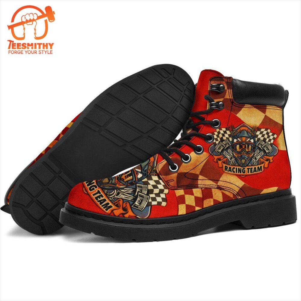 Skull Racing Boots Shoes Racing Team Gift Idea