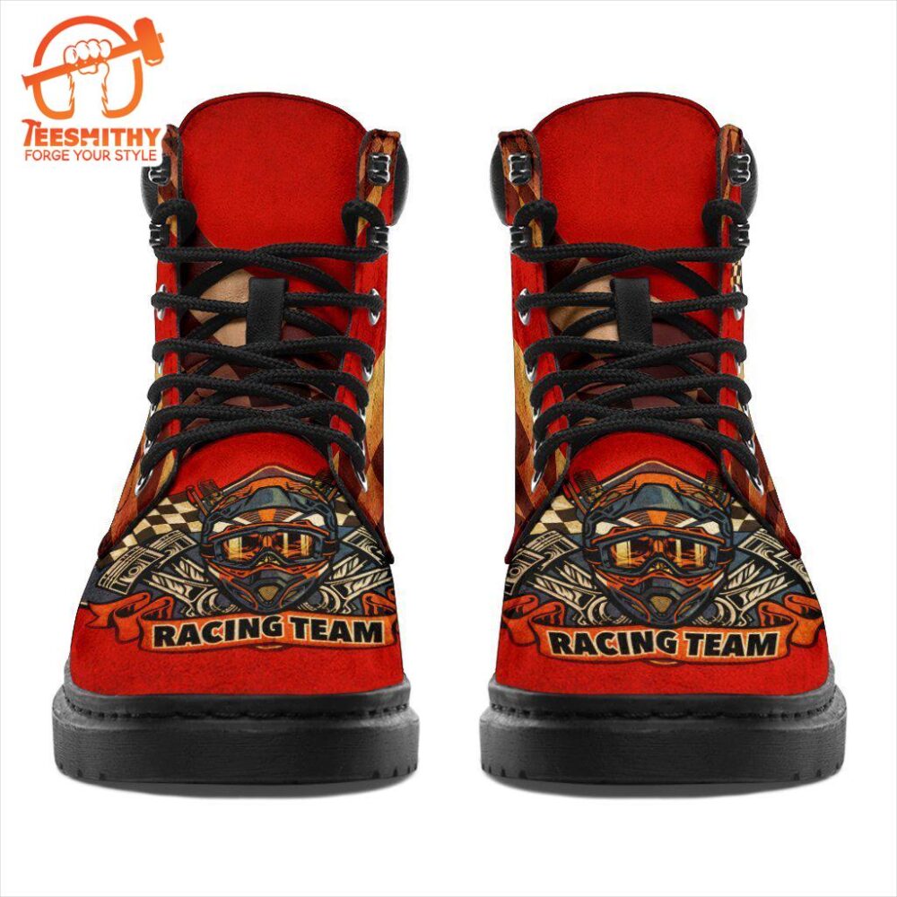 Skull Racing Boots Shoes Racing Team Gift Idea