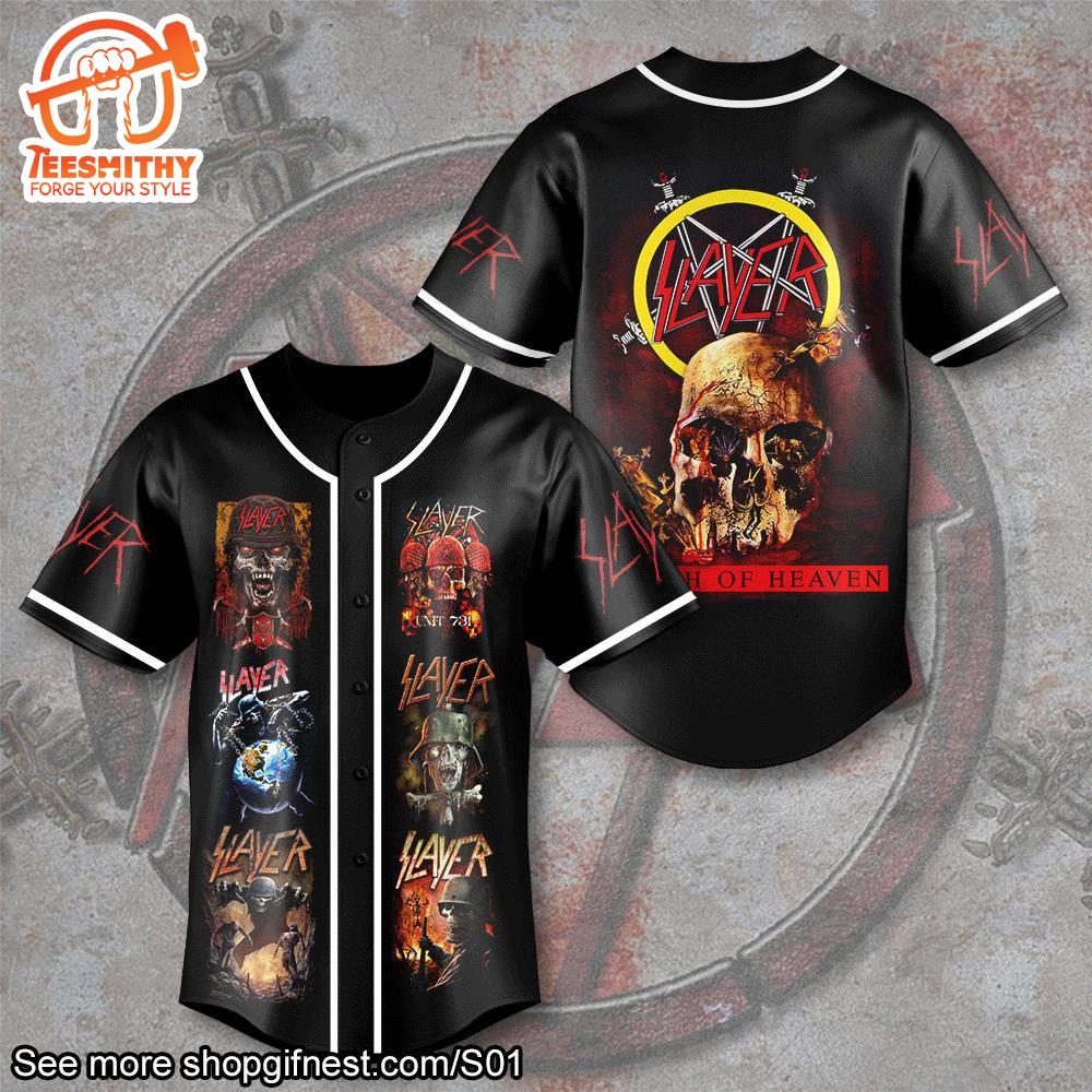 Slayer Baseball Jersey, For Gift Fans Jersey