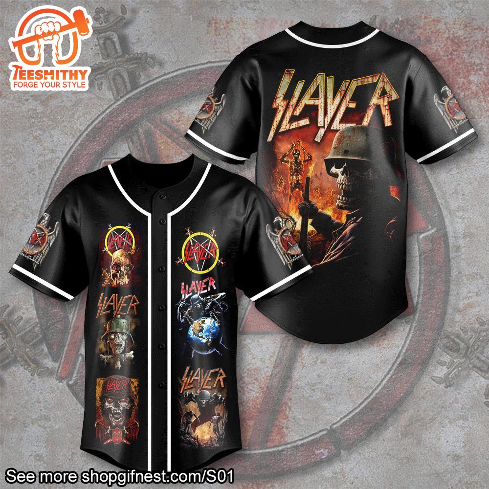 Slayer Baseball Jersey Gift For Fan