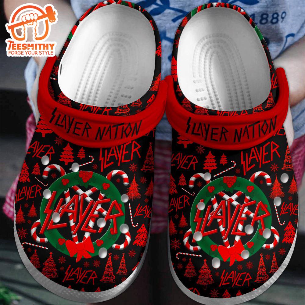 Slayer Christmas Music Clogs Shoes For Men Women and Kids