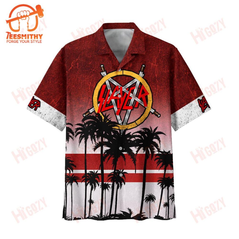 Slayer Palm Paradise Men’s Hawaiian Shirt