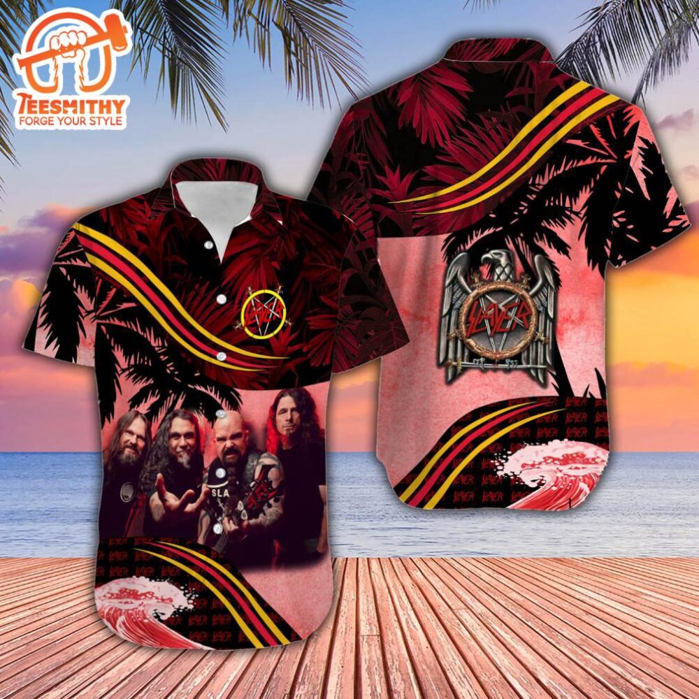 Slayer Sunset & Palms Men’s Hawaiian Shirt