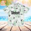 Slipknot Autographed Green Palm Short Sleeve Aloha Shirt