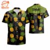 Slipknot Band Green Pineapple Short Sleeve Aloha Shirt