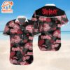 Slipknot Red Leaves Metal Short Sleeve Aloha Shirt