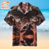 Slipknot Rock Band Action Scene Short Sleeve Aloha Shirt