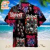 Slipknot Rock Band Colorful Mask Collage Short Sleeve Aloha Shirt