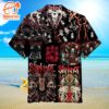 Slipknot Rock Band Horror Faces Collage Short Sleeve Aloha Shirt