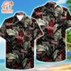 Slipknot Rock Band Tropical Leaf Short Sleeve Aloha Shirt