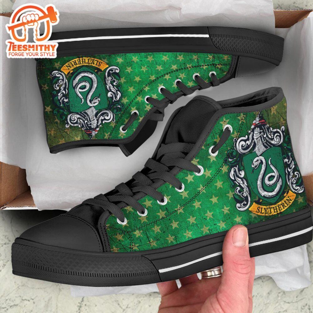 Slytherin High Top Shoes Custom