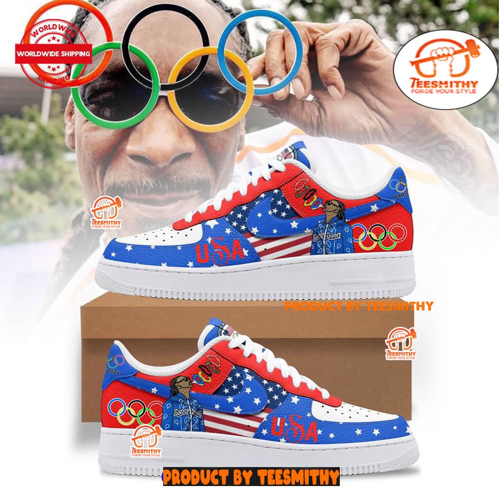 Snoop Dogg USA Smoke Olympic Games Limited Air Force 1 Shoes